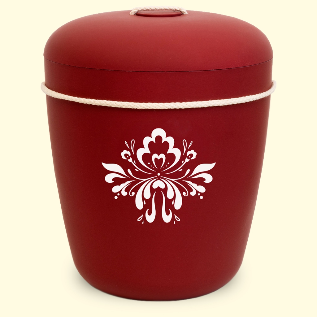 Ekologiset punaiset uurnat sivustolta www.benutree.fi