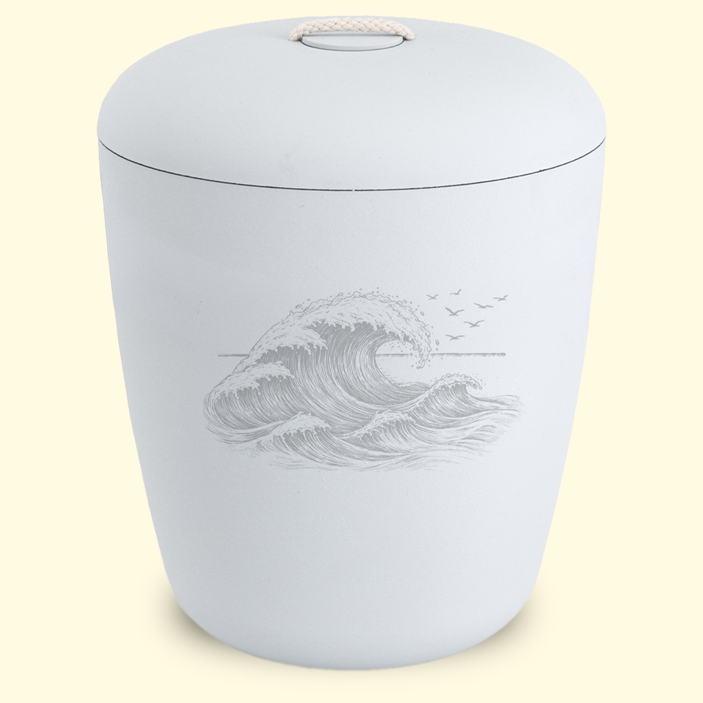 Vaaleansininen biouurna sivustolta www.benutree.fi